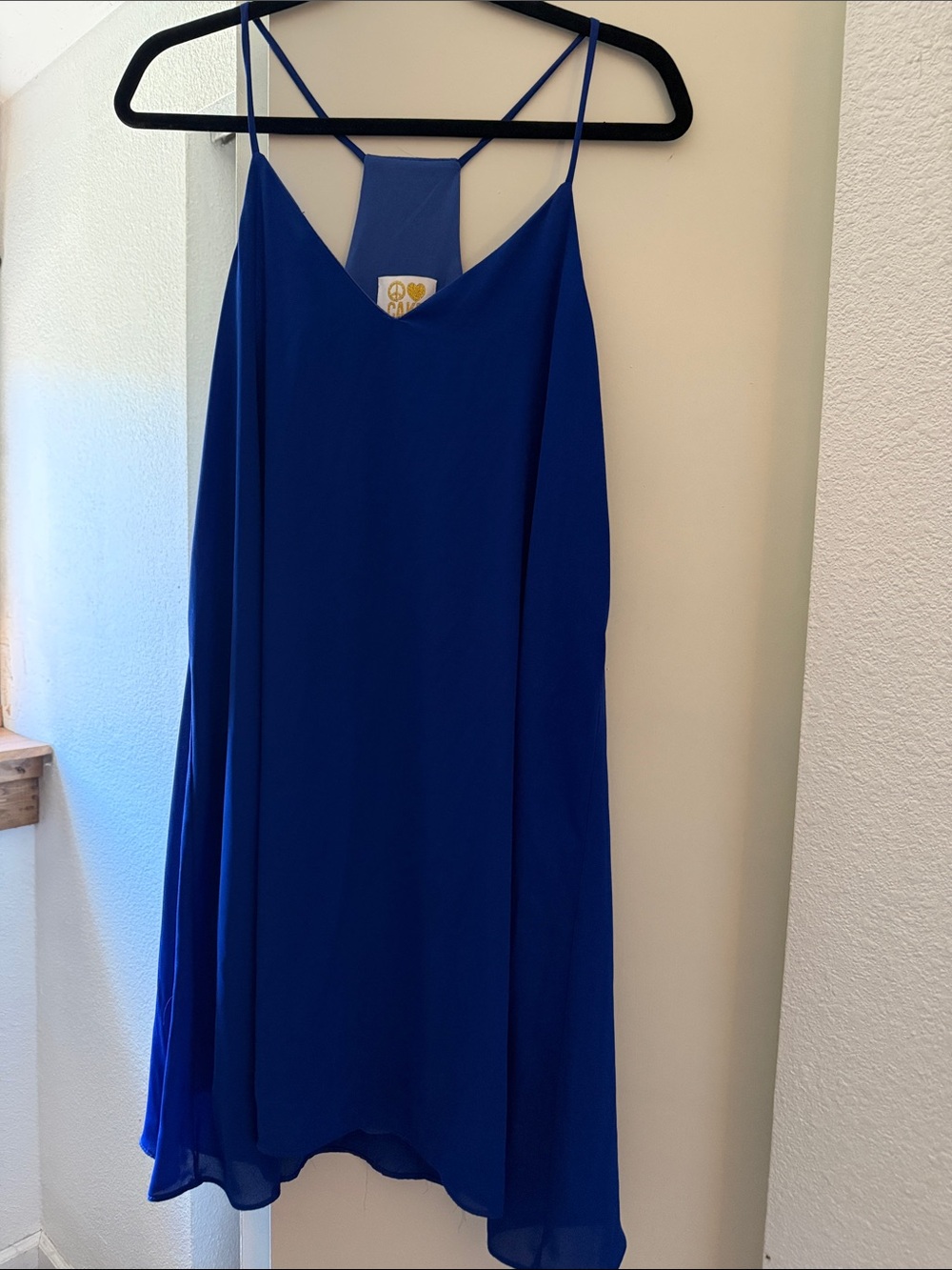 Cake Royal Blue Spaghetti Strap Midi Dress